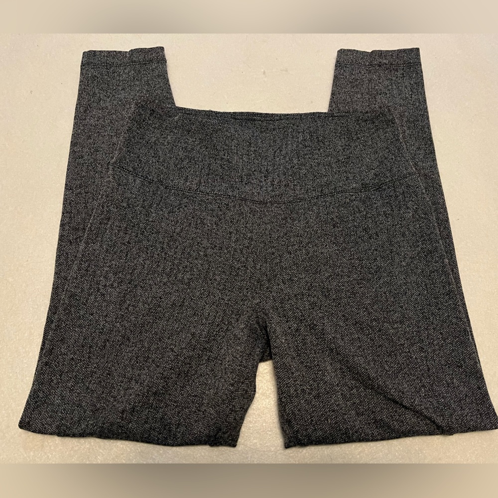 Athleta Delancey Herringbone Tight Black Abalone Gray Sz M